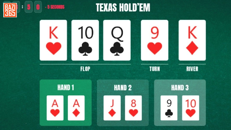 دست‌های تگزاس هولدم